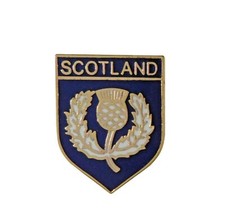 Scotland Thistle Shield Pin