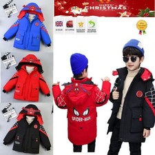 Kids Boys Spiderman Hooded