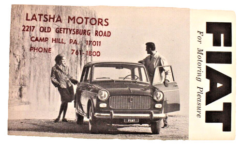 Fiat for motoring pleasure - fiat,