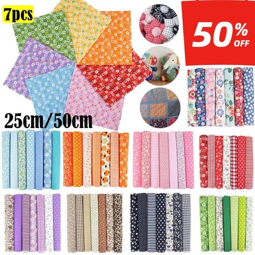 Cotton fabric scrap - fabric, 7x