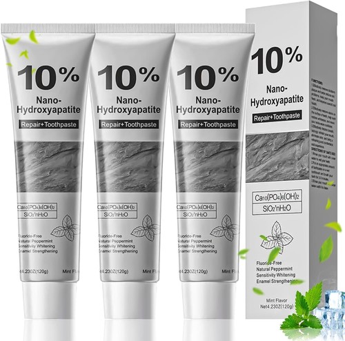 3pcs hydroxyapatite - 10%,