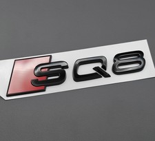 SQ8 Gloss Black Letters Emblem Rear Boot Trunk Badge For Audi