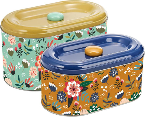Pack tin cookie jars - tin,