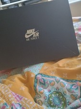 ? Empty Nike Air Force 1 Box – Black – Good Condition – Minor Wear (See Photos)