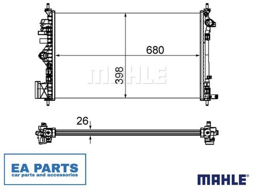 Radiator engine cooling - radiator,,