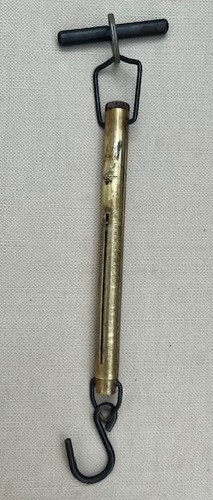 Salter brass spring balance - salter,
