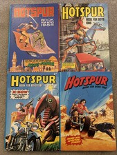 4 Vintage Boys Annuals HOTSPUR