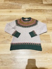 Munrospun Fair Isle Yoke Jumper (Bosie/Toast/Harley) Men’s Mediun