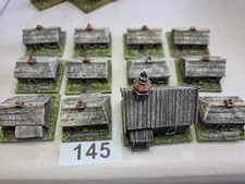 6 / 10 mm Napoleonic Russian wargame buildings/scenery X 12 (Inc. X 1 Church)