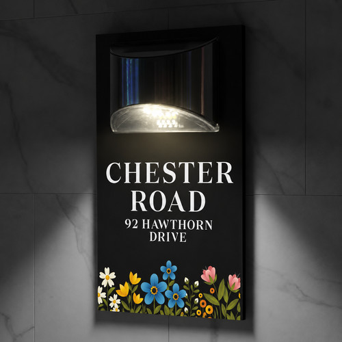 House number plaques - number,