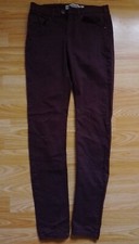 New Look Plum Colour Super Skinny Jeans Size UK10