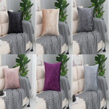 Crushed Velvet Cushion Covers
