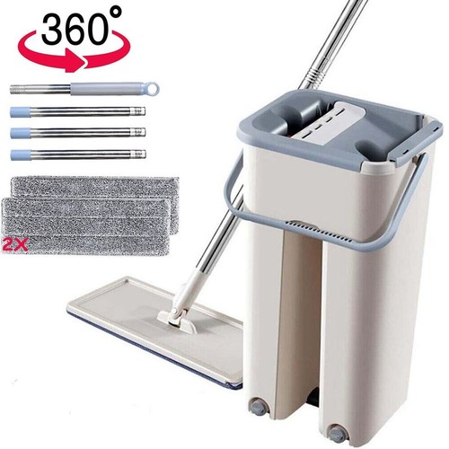 Magical mop and bucket set - mop,