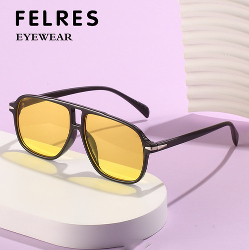 Retro square 70s - square, sunglasses