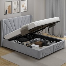 Sunrise Velvet Ottoman Storage