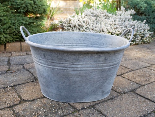 Vintage style galvanised - style,