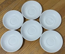 6 Williams Sonoma Everyday Dinnerware White Porcelain 6 1/8" Saucer