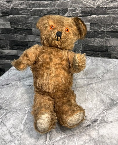 Vintage brown teddy bear - vintage,