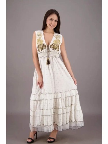 Bohemian lace panel - panel, tiered