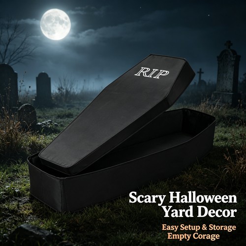 152cm halloween props coffin - 152cm,