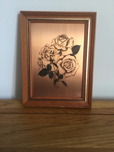 Vintage coppercraft roses - coppercraft, "roses"