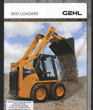 GEHL Radial-Lift and Vertical-Lift Skid Steer Loaders Brochure Leaflet