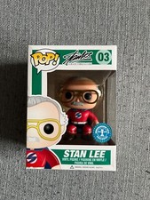 FUNKO POP! VINYL - STAN LEE COLLECTIBLES - STAN LEE #03 - COMIKAZE EXCLUSIVE