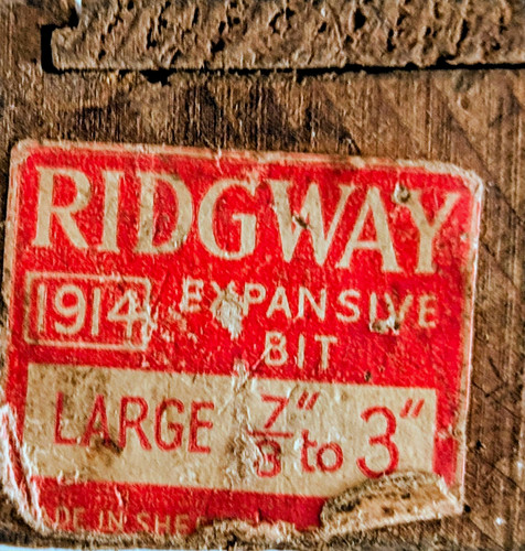 Ridgway 914 expansive bit - 914,