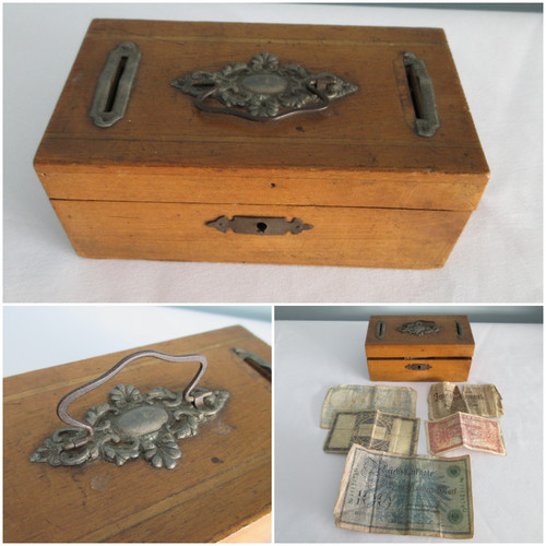 Antique victorian wooden cash - victorian,