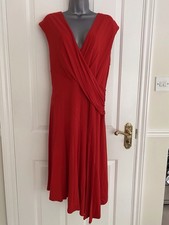 Phase Eight Red Dress Size 18