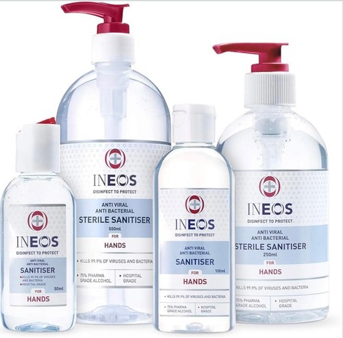 Ineos sanitiser gel - sanitiser,