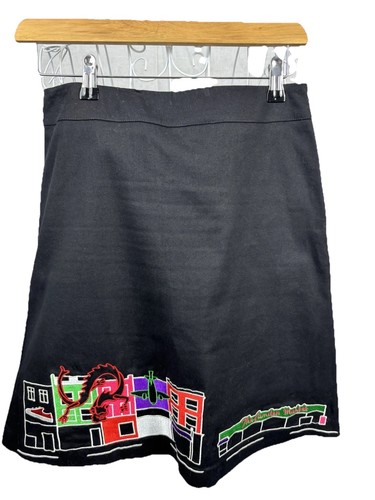 Nicola quilter black skirt - black,