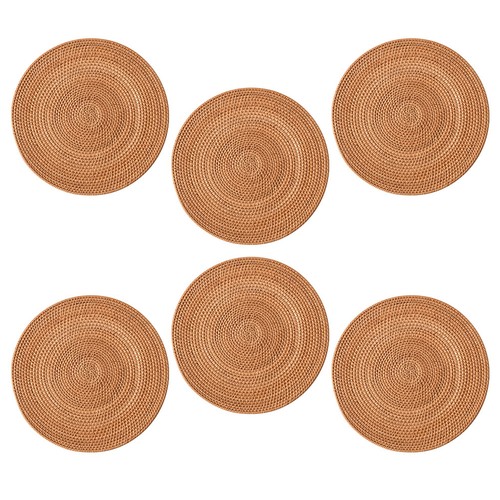 Pcs rattan placemats - rattan,