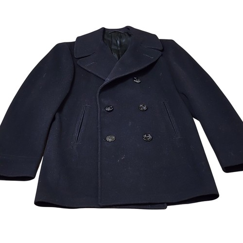 Vtg navy pea - navy, coat