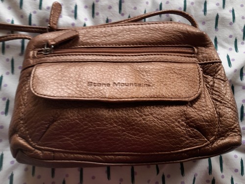 Stone mountain leather - mountain, small