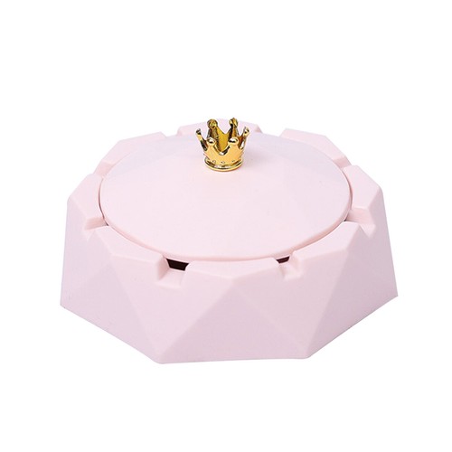 Stainless steel ashtray with - stainless,