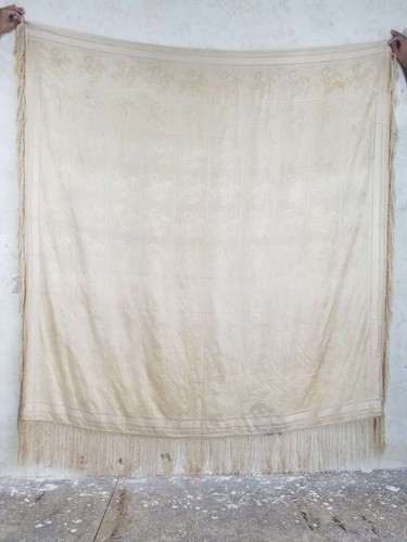 Vintage embroidered silk - embroidered,