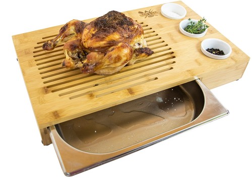 Bamboo meat carving - bamboo, +