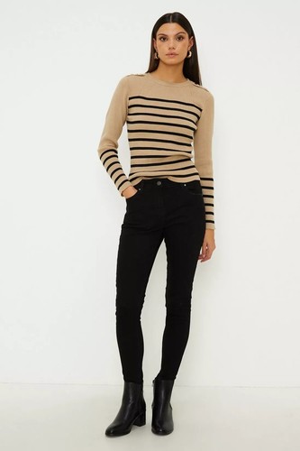 Oasis jade mid rise skinny - jade,