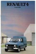 Renault 4 F6 9cwt Van 1981-82