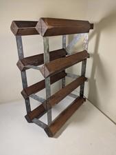Four Bottle Wine Rack Storage Wine Holder Metal And Wood Simple Design
