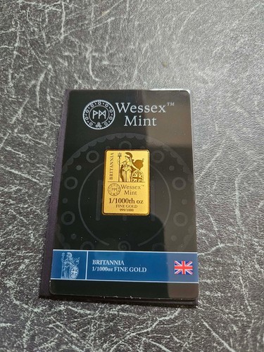 Wessex mint gold 1000 oz - 1/1000,