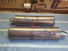 Suzuki TL1000S Remus Titanium exhaust silencers. Road Legal 1997 - 2001