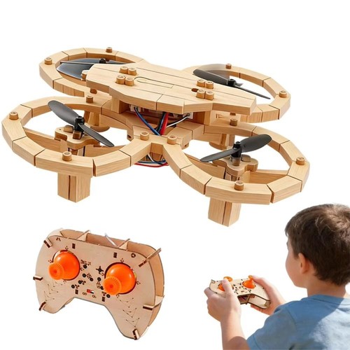 Mini size wooden drone - wooden,