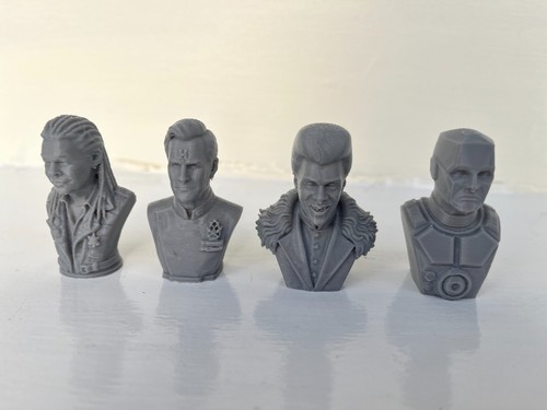 Red dwarf character busts 3d - character,