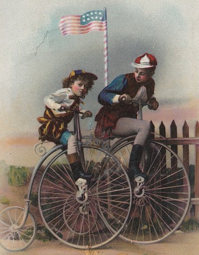 Victorian bicycle race - bicycle,