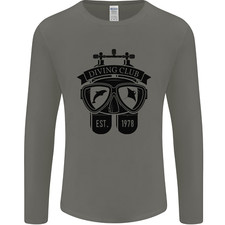 Scuba Diving Club Diver Deep Sea Wreck Mens Long Sleeve T-Shirt
