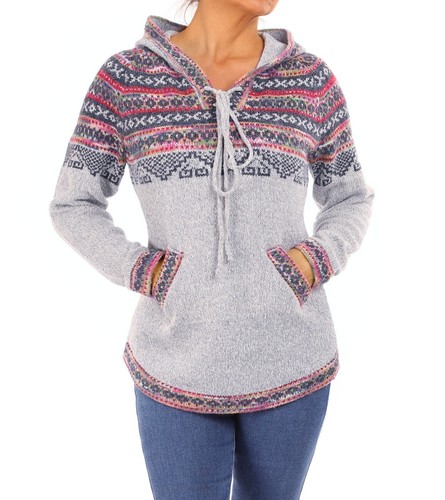 New light grey fair isle - grey,