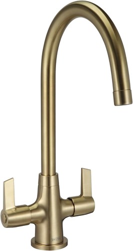 Sink mixer tap brushed brass - mixer,