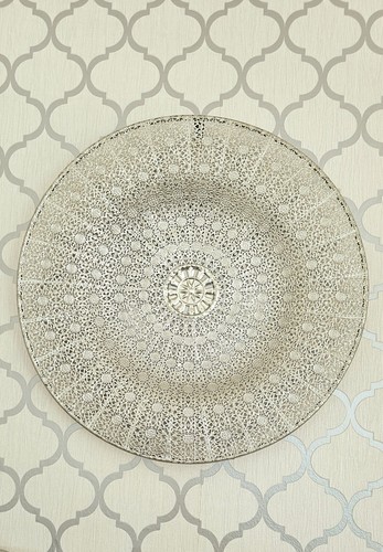 Moroccan large round metal - round,